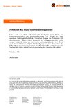 PrimaCom AG muss Insolvenzantrag stellen