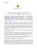Aurania Resources: Aurania gibt Abschluss der Privatplatzierung bekannt