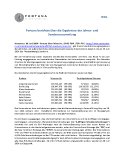 Fortuna berichtetüber die Ergebnisse der Jahres- und Sonderversammlung