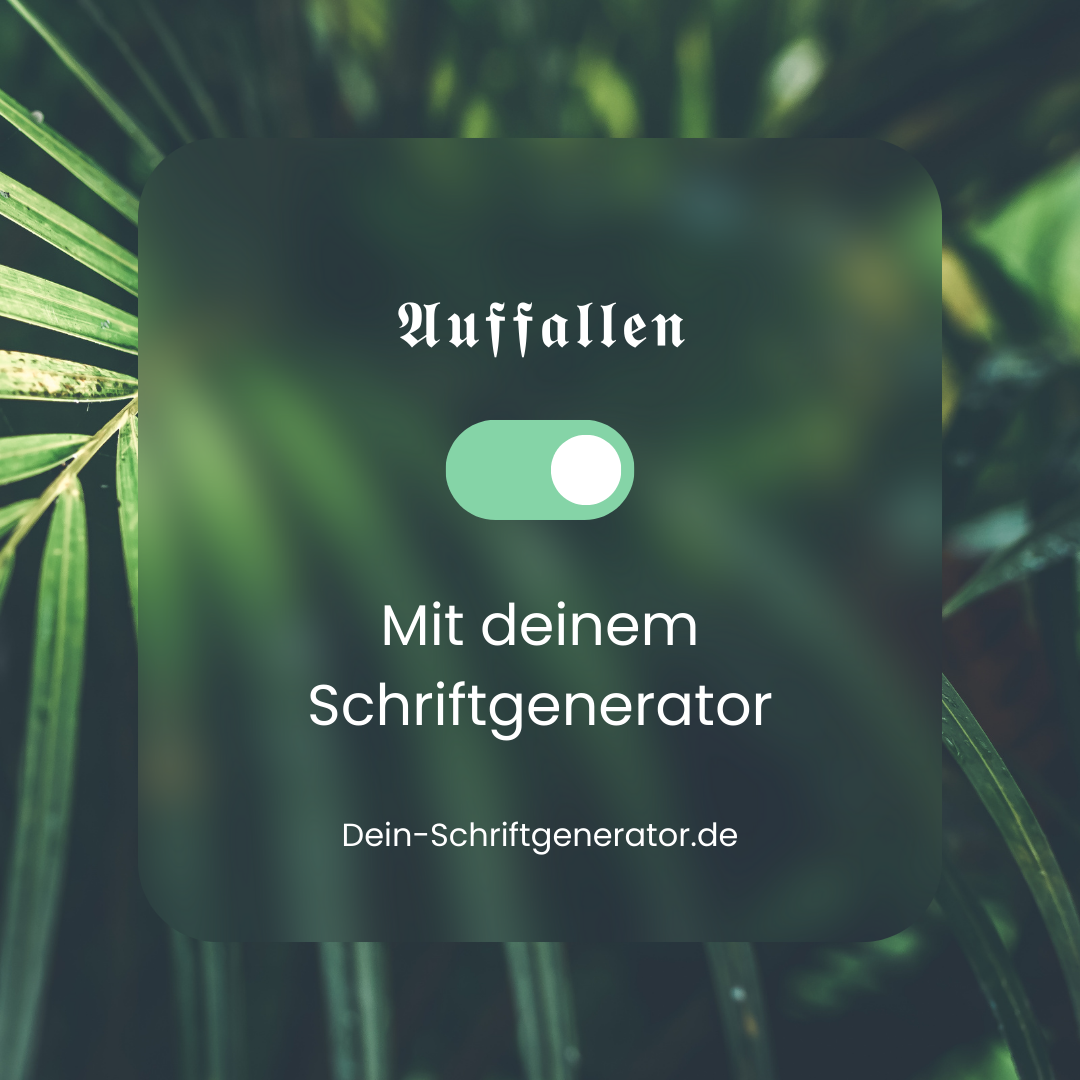 Unverwechselbar in den Sozialen Medien: Dein-Schriftgenerator.de setzt neue Maßstäbe
