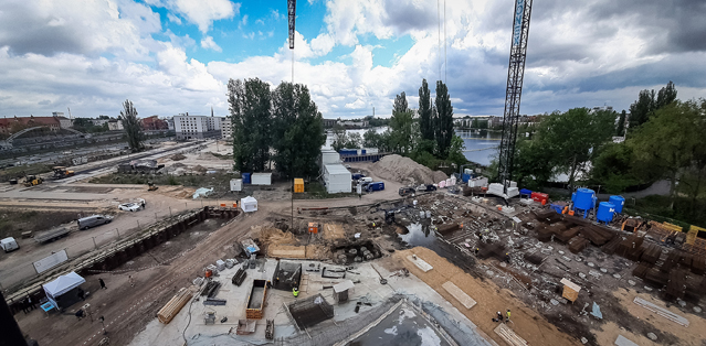 Errichtung von Ocean Berlin in Berlin-Lichtenberg
