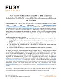 Fury meldet die Einreichung eines NI 43-101-konformen technischen Berichts für eine erhöhte Mineralressourcenschätzung bei Eau Claire