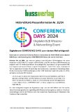 Digitalevent CONFERENCE DAYS zum vierten Mal erfolgreich