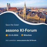 Das assono KI-Forum live in München: Chatbots mit KI für Unternehmen und Verwaltungen
