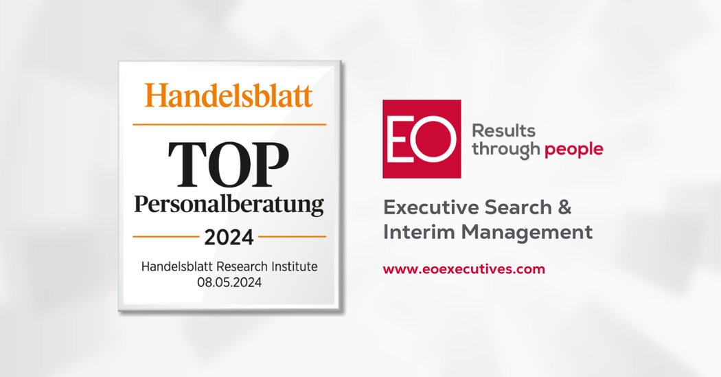 EO Executives: Auszeichnung als Top Personalberatung bestätigt erneut den Erfolg des innovativen EO-Ansatzes