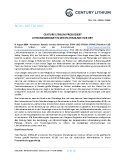 Century Lithium produziert  Lithiumkarbonat in der Pilotanlage vor Ort
