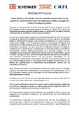 Trailer Dynamics, DB Schenker und CATL schmieden Partnerschaft