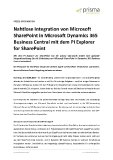 Nahtlose Integration von Microsoft SharePoint in Microsoft Dynamics 365 Business Central mit dem PI Explorer for SharePoint