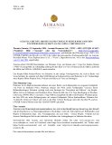 Aurania gibt den Abschluss des Verkaufs seiner peruanischen Tochtergesellschaft an Palamina Corp bekannt