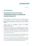 plentysystems AG setzt mit innovativer Schnittstellentechnologie neue Standards für Marktplatzintegrationen plentysystems AG setzt mit innovativer Schnittstellentechnologie neue Standards für Marktplatzintegrationen