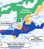 Arbor Metals bestätigt Lithiumziele und ermittelt neue Molybdänitzone auf dem Lithiumprojekt Jarnet