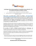 Unabhängige Stimmrechtsberatungsfirma ISS empfiehlt IsoEnergy-Aktionären, FÜR den Arrangement-Beschluss mit Anfield zu stimmen