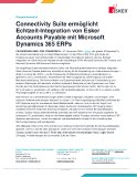 Connectivity Suite ermöglicht Echtzeit-Integration von Esker Accounts Payable mit Microsoft Dynamics 365 ERPs