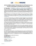 U.S. Goldmining begrüßt Präsidialerlass zur Freisetzung von Alaskas außerordentlichem Ressourcenpotenzial