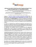 IsoEnergy Ltd. gibt die Einreichung eines Prospektnachtrags für eine erhöhte Prospektemission von Stammaktien bekannt