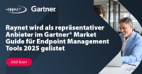 Raynet wird als repräsentativer Anbieter im Gartner® Market Guide für Endpoint Management Tools 2025 gelistet Raynet wird als repräsentativer Anbieter im Gartner® Market Guide für Endpoint Management Tools 2025 gelistet