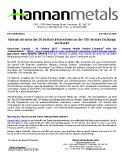 Hannan als eines der 50 besten Unternehmen an der TSX Venture Exchange anerkannt