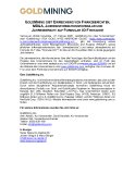 GoldMining gibt Einreichung von Finanzberichten, MD&A, Jahresinformationsformular und Jahresbericht auf Formular 40-F bekannt