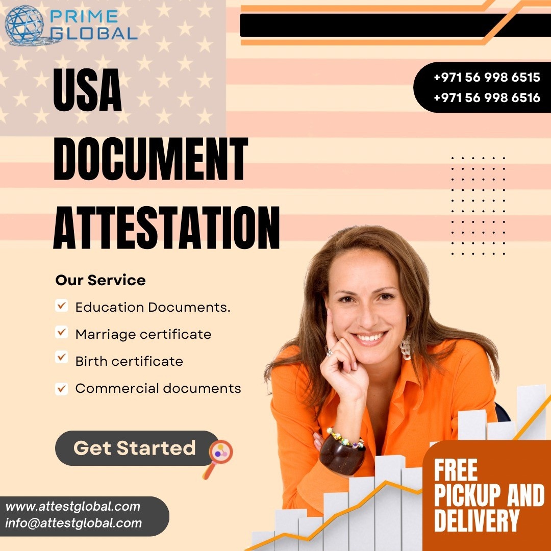 USA Certificate Attestation Services in the UAE