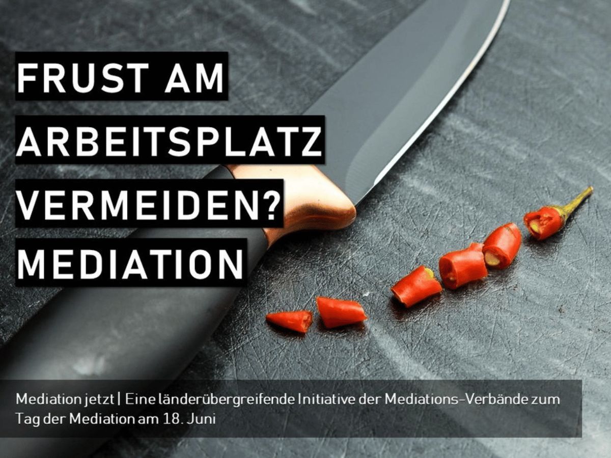 Tag der Mediation 2025: Konflikte am Arbeitsplatz nachhaltig lösen – mit Mediation