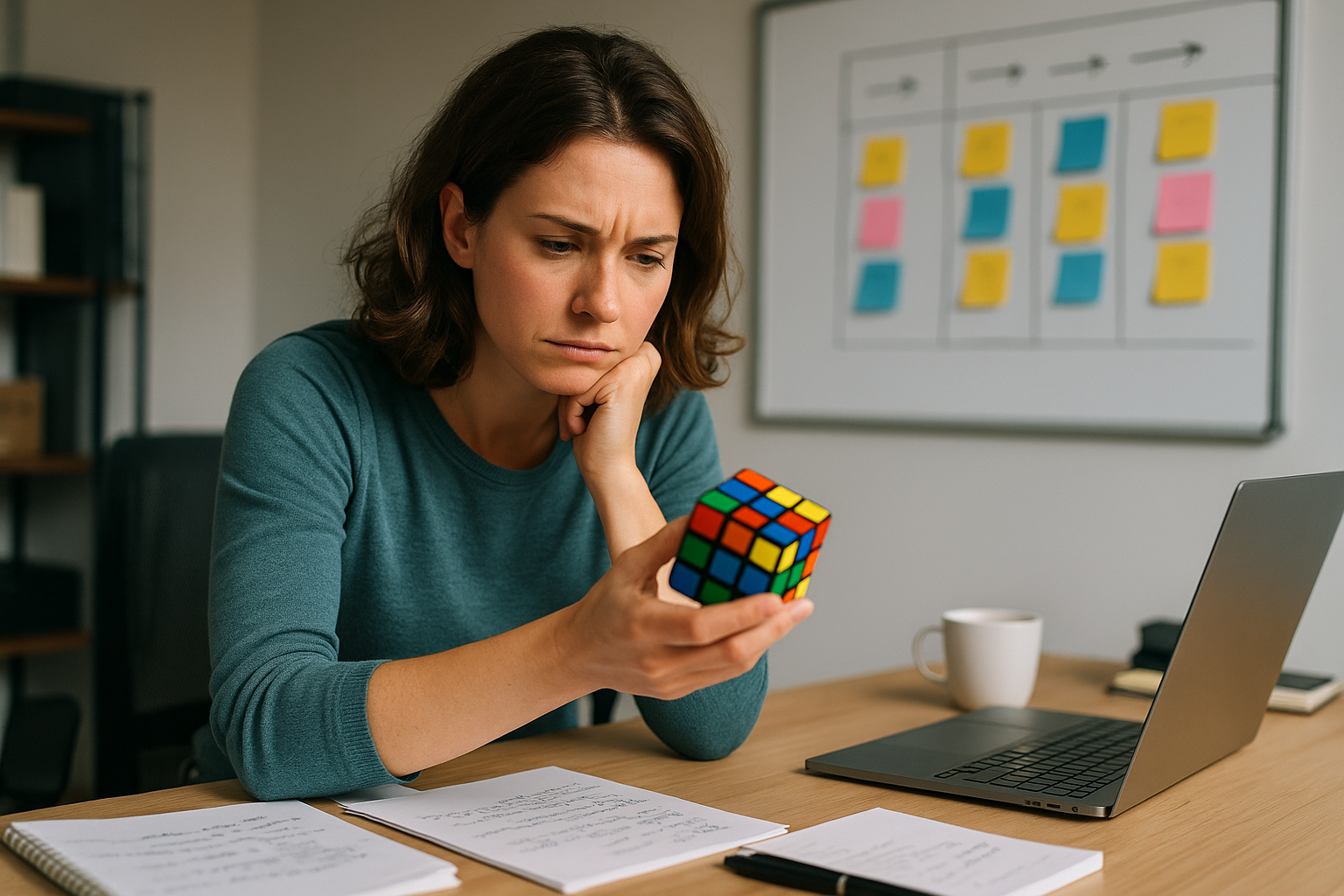 Wie das Würfelprinzip® Selbstständigen hilft, ihr Business zu ordnen
