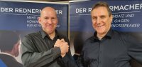 Zusammenarbeit: Keynote Speaker Andreas Becker und Redner – Ikone Heinrich Kürzeder