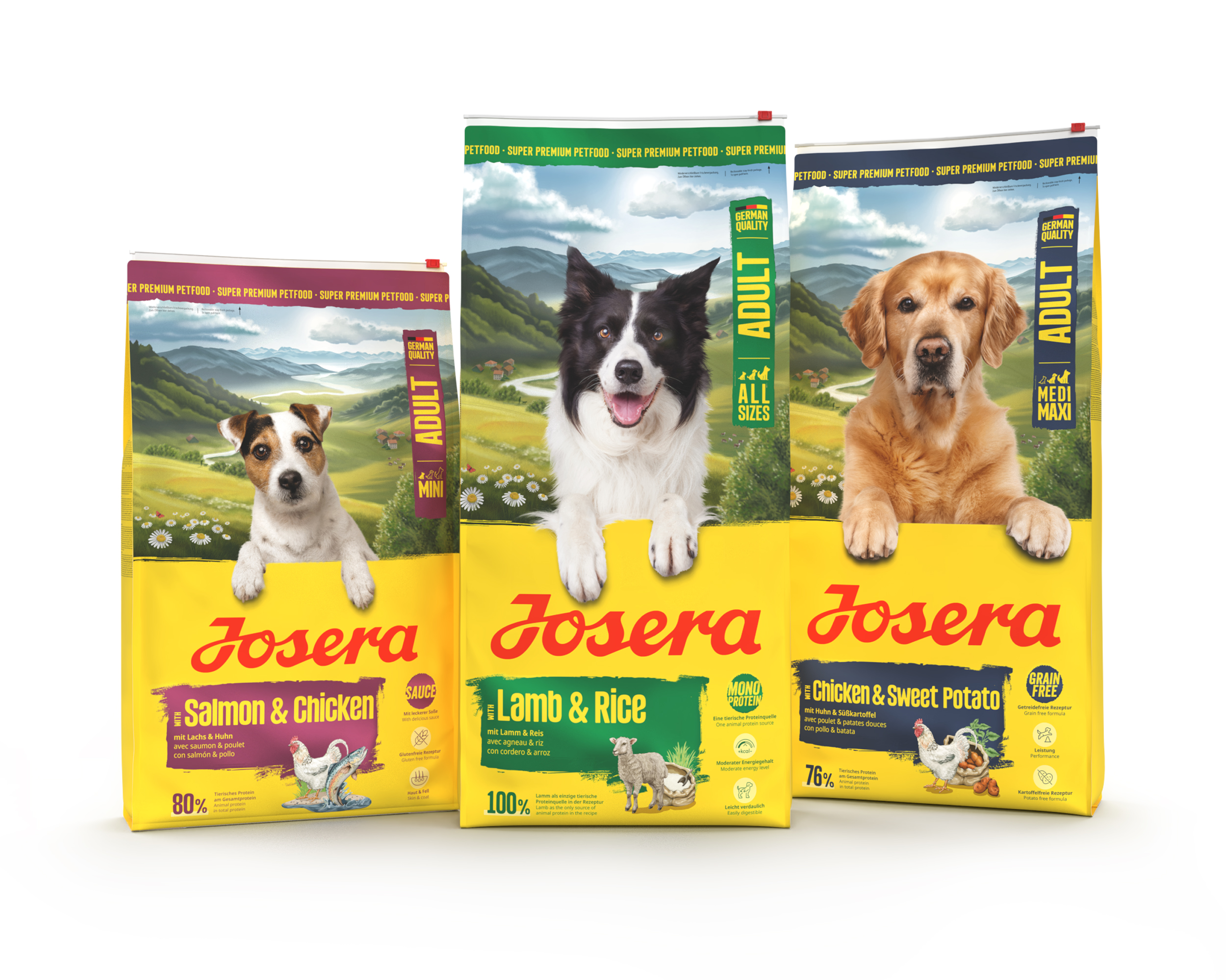 Josera Petfood führt neues Verpackungsdesign für Hunde-Trockenfutter ein