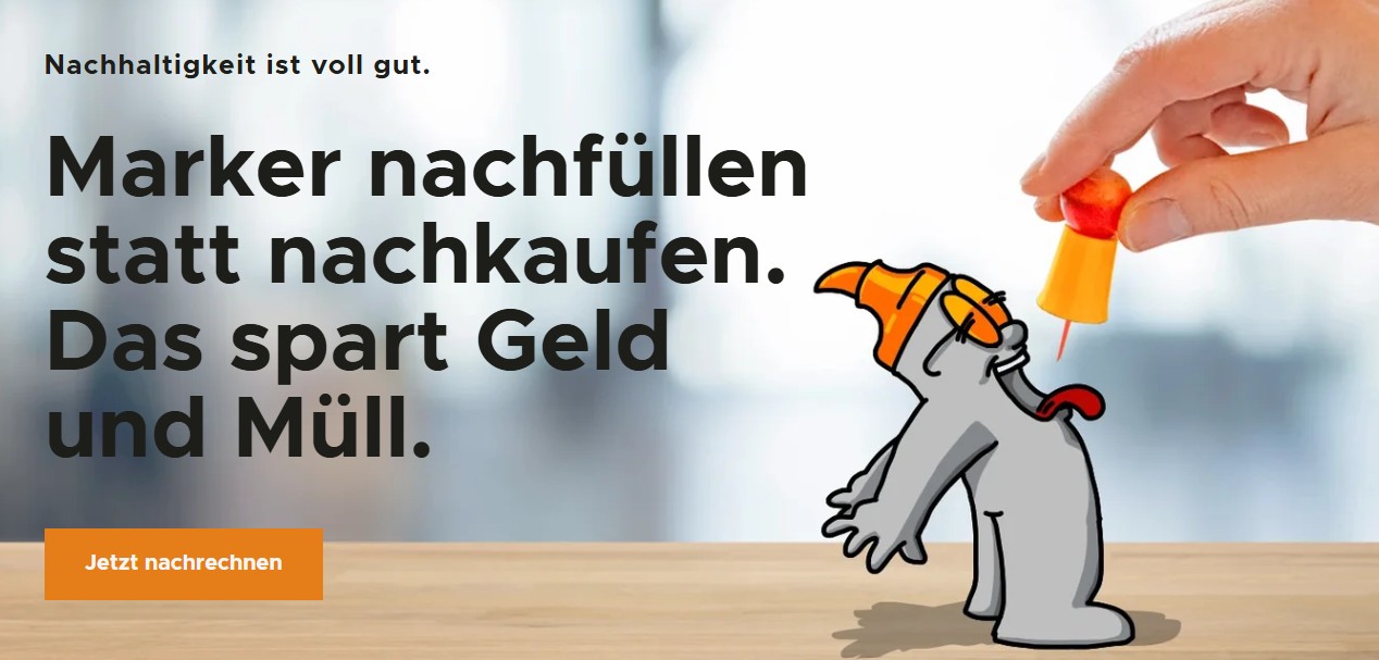 „Warum neue Marker kaufen, wenn einer reicht?“