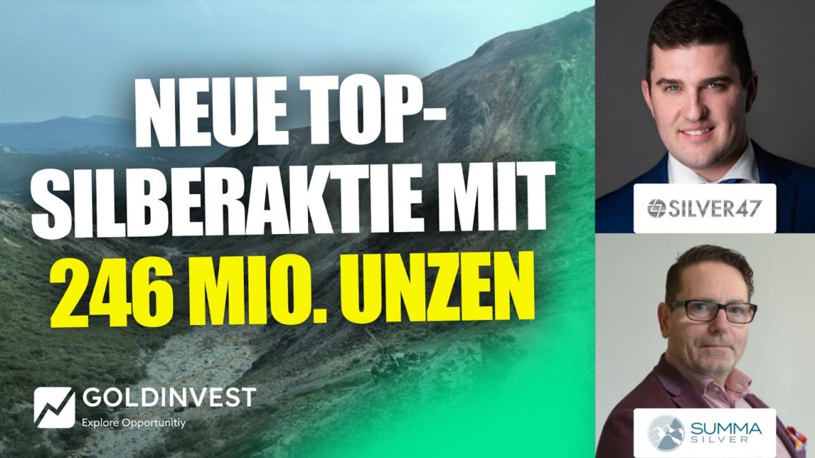 Silver47 & Summa Silver fusionieren: Neue Top-Silberaktie mit 246 Mio. Unzen! Silver47 & Summa Silver fusionieren: Neue Top-Silberaktie mit 246 Mio. Unzen!
