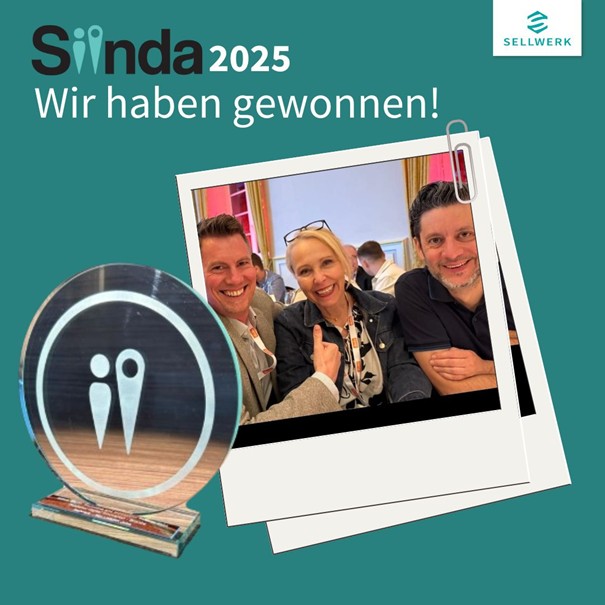 SELLWERK gewinnt Siinda-Awards 2025 für digitale Innovationen im Mittelstand