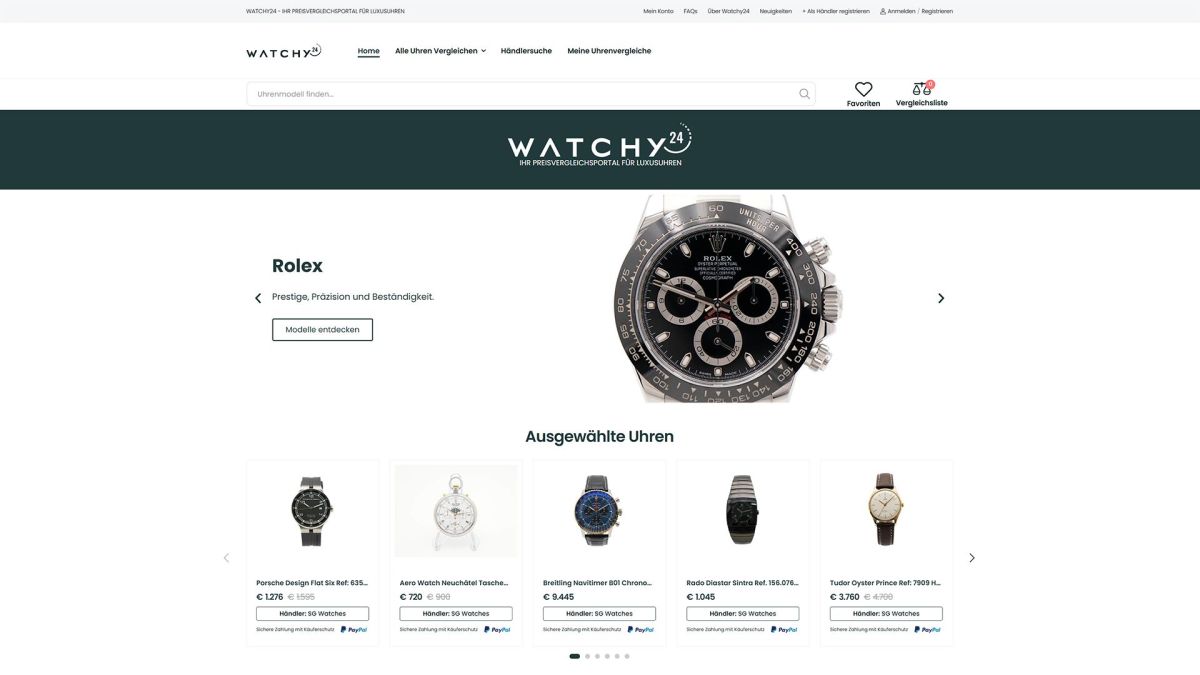 Luxusuhren online entdecken. Geprüfte Echtheit bei Watchy24