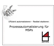 b4 für Dienstleister: Smarte Automatisierung von IT- und Serviceprozessen