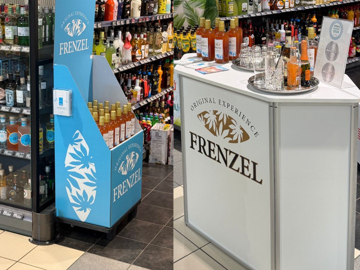 FRENZEL Grapefruit-Likör begeistert bei Verkostung im EDEKA Selders