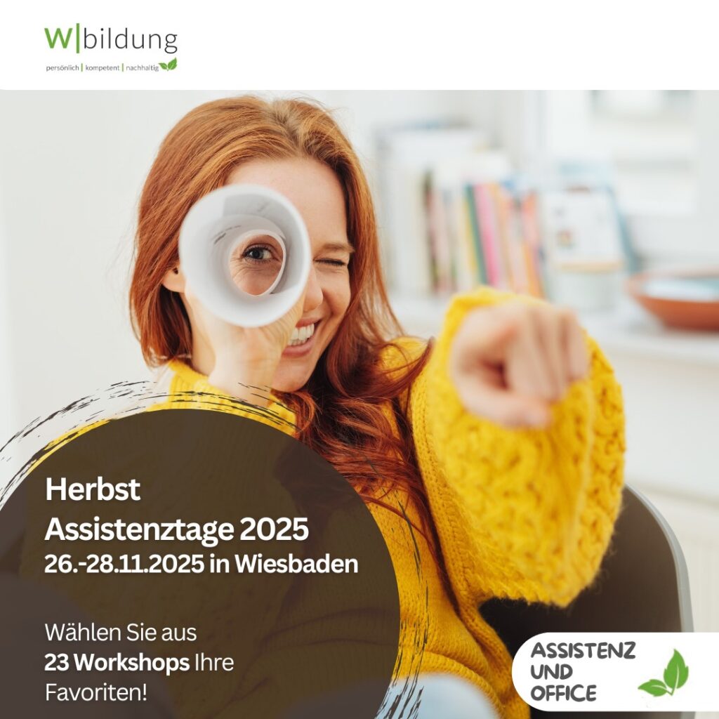Herbst Assistenztage 2025 – Assistenzkongress in Wiesbaden Herbst Assistenztage 2025 – Assistenzkongress in Wiesbaden