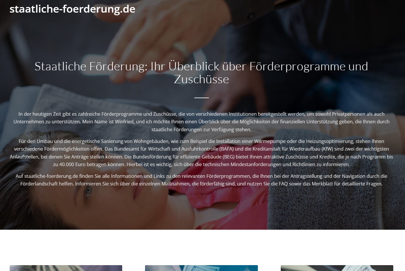 Staatliche Förderung: Was Unternehmen jetzt wissen müssen Staatliche Förderung: Was Unternehmen jetzt wissen müssen