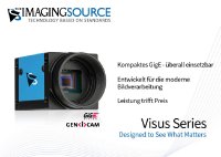The Imaging Source stellt Visus vor: GigE-Industriekameraserie– Designed to See What Matters