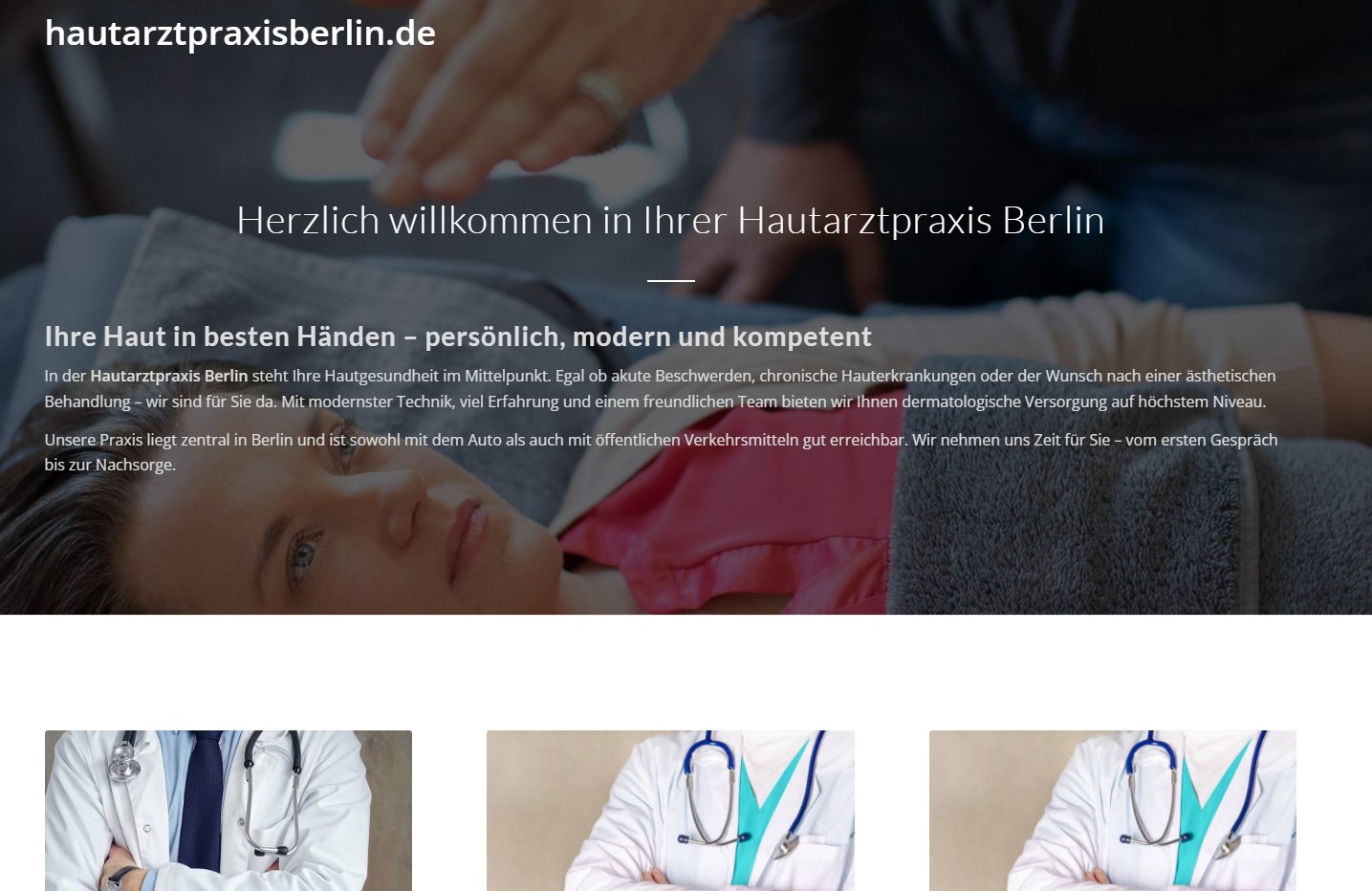 Hautarztpraxis Berlin: Dermatologie mit Herz und Verstand