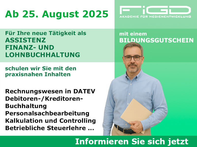 Fit für Zahlen, Recht und Abrechnung – Weiterbildung zur Assistenz Finanz- und Lohnbuchhaltung