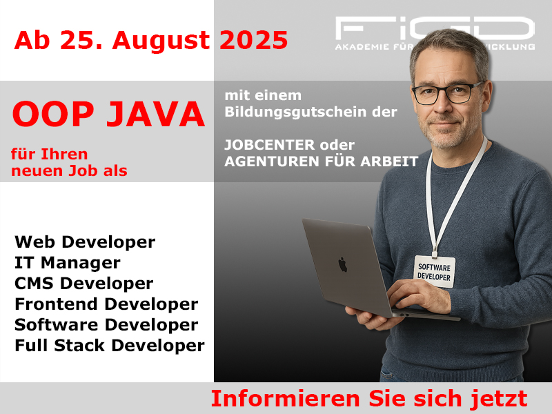 Objektorientierte Programmierung mit Java – Weiterbildung für Entwickler und IT-Einsteiger