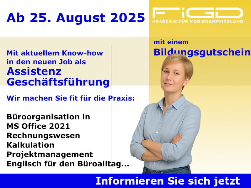 Mit Organisationstalent ins Büro der Zukunft – Weiterbildung zur Assistenz Geschäftsführung