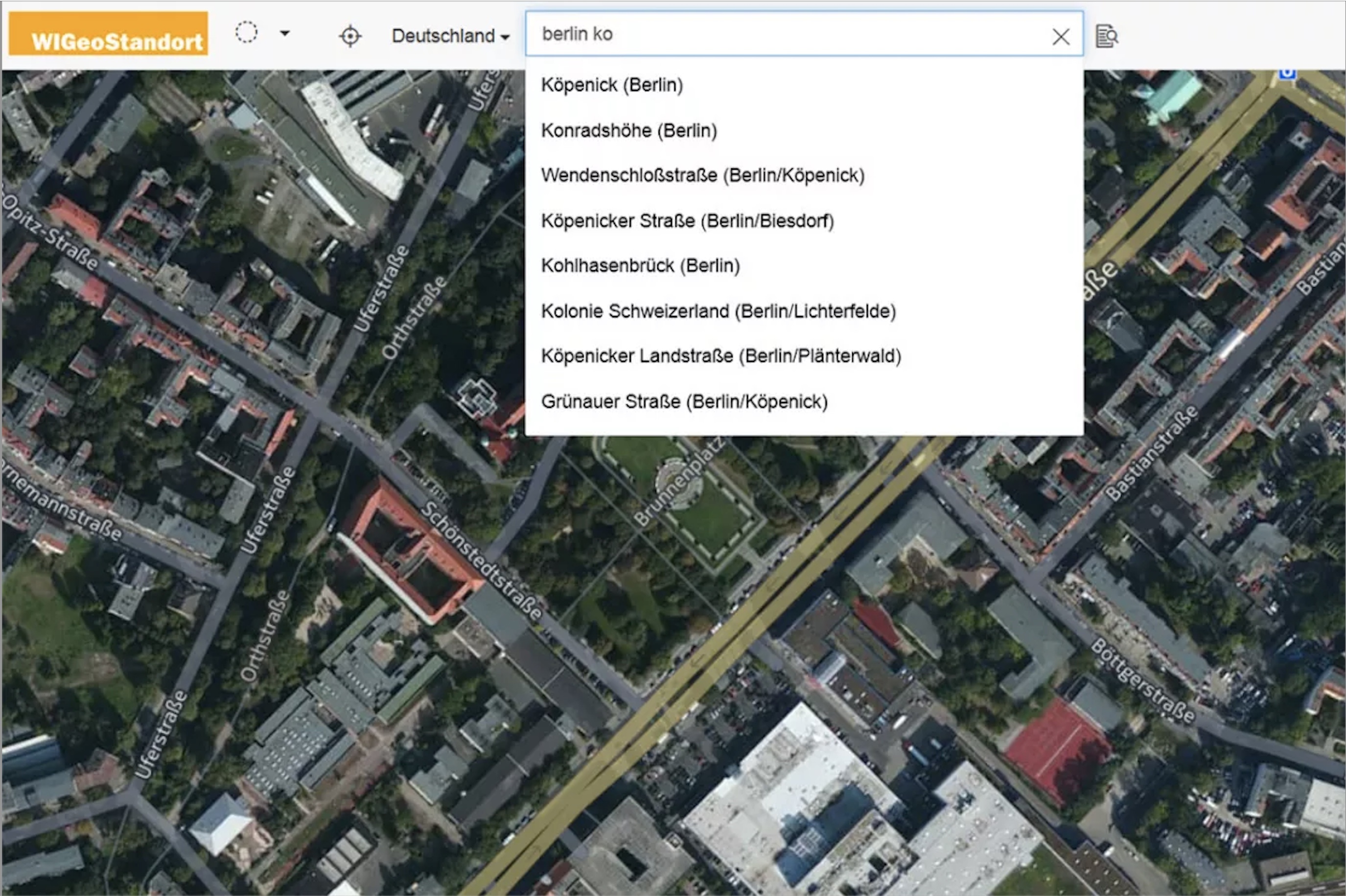 Geocoder API zur Vervollständigung & Geokodierung von Adressen