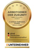 c-entron erhält Auszeichnung „Arbeitgeber der Zukunft“ vom Deutschen Innovationsinstitut für Nachhaltigkeit und Digitalisierung