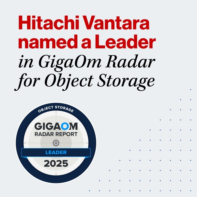 GigaOM zeichnet Hitachi Vantara für innovativen Object Storage aus
