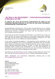 ?Ihr Weg zu den Fördertöpfen? ? Informationsveranstaltung in Würzburg mit PNO