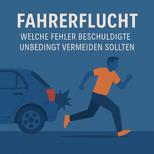 Fahrerflucht – welche Fehler Beschuldigte unbedingt vermeiden sollten