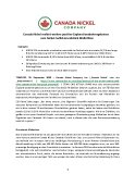 Canada Nickel meldet weitere positive Explorationsbohrergebnisse vom Nickel-Sulfid-Grundstück Midlothian