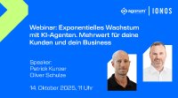 Exponentielles Wachstum mit KI-Agenten: agorum® Software GmbH und IONOS zeigen praxisnahe Strategien zum Geschäftserfolg Exponentielles Wachstum mit KI-Agenten: agorum® Software GmbH und IONOS zeigen praxisnahe Strategien zum Geschäftserfolg