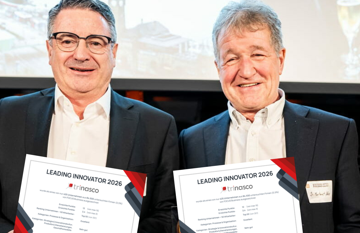 trinasco GmbH als führender Innovator 2026 von Focus Business ausgezeichnet