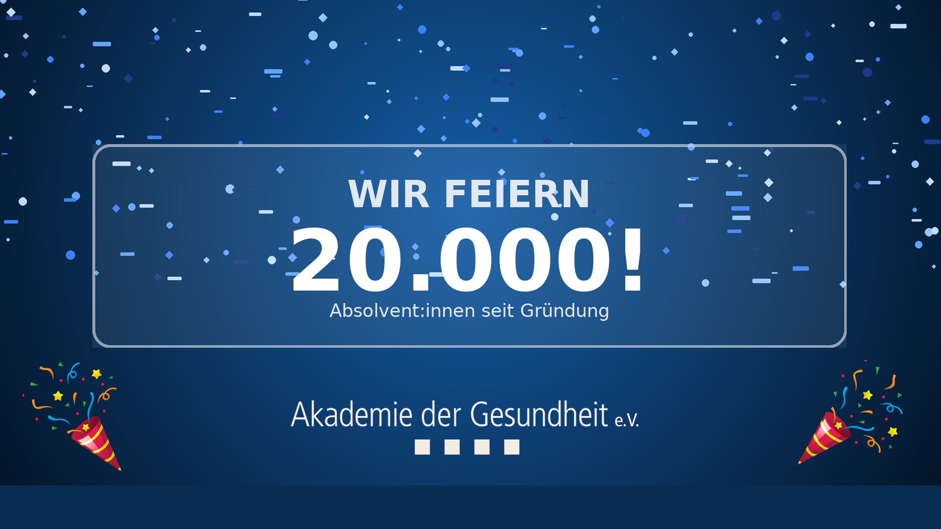 Akademie der Gesundheit e.V. feiert Meilenstein Akademie der Gesundheit e.V. feiert Meilenstein