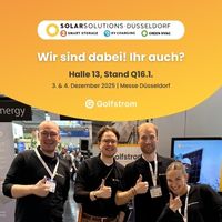 Golfstrom auf der Solar Solutions Düsseldorf: In 30 Sekunden zum Finanzierungsangebot – mehr Abschlüsse für Fachbetriebe